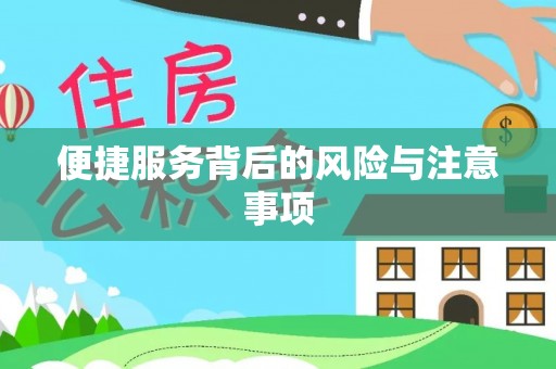 安新便捷服务背后的风险与注意事项